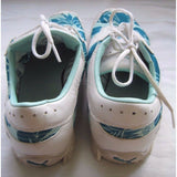 Puma Hawaiian Island Hibiscus Leaf Leather Golf Shoes Sneakers Womens 8.5 Floral
