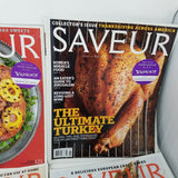 Saveur Magazine 2009 Lot of 6 Editions Issues 119 120 122-125 Cooking Food