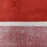 Victorian Floral Wallpaper Look Red Cotton Hobby Lobby Chambray Fabric 1 yard