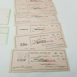 Hancock Theatres Boston 1951 Cancelled Bank Checks Deposit Slip Lot Strand Paper