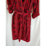 Vintage Southwestern Heavyweight Terrycloth Bath Robe Tie Sash Belted Mens S M