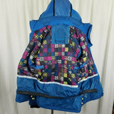 PowderRoom Micro-lite Hooded Polka Dot Anorak Jacket Parka Womens S 10,000 mm