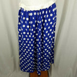 The Avenue Ribbed Knit Top Polka Dot Skirt Cotton Dress Womens 14 16 Vintage 80s