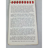 Vintage THE VILLAGE APPLE BOOK 1971 SALISBURY COMMUNITY COOKBOOK Recipes Calico