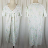 Enchantmates Miss Elaine 2 Piece Dressing Gown Robe Nightgown Womens M Vintage
