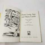 From Long Ago and Many Lands Sophia L. Fahs HC DJ Children's Book Christian