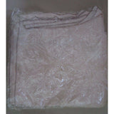 NOS Vintage Sheer Embroidered Rectangular Tablecloth 54x72 White Floral Zayres