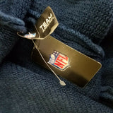 New York Giants NFL Crystal Logo Sweater Knit Poncho Cowl Neck Shawl Cape Hi/Lo