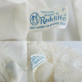 Vintage Radcliffe Babydoll Bridal Gown Flirty Double Chiffon Peignoir Robe Set P