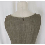 Richard Christopher Neiman Marcus woven linen wool blend dress and jacket set Womens 6