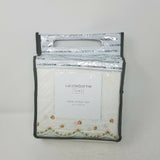 Vintage Liz Claiborne Home Avril Twin Sheet Set 100% Cotton 240 Thread Count