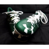 Under Armour Nitro Factory Samples Football Cleats Green Mens 9 SMS Sample White