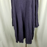 Pure Jill Jersey Knit Cowl Neck Sack Shirt Dress Womens M Womens XL Turtleneck
