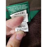 LL Bean Kids Fleece Jacket Girls L 14 16 Chocolate Brown Soft Fitted 3 Season