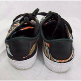 Converse Cons Zakim Ox Floral Hawaiian Hibiscus Flowers 151318C Womens 6.5 Black