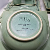 Studio Nova Dinnerware Set Mystic Cove Green HA101 Pattern 4 Place Settings 16pc