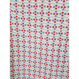 Vintage Lanz of Salzburg Hearts Tyrolean Print Flannel Baby Crib Lap Blanket