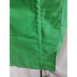 LL Bean Hooded Spring Green Cotton All Weather Windbreaker Trench Coat Womens M