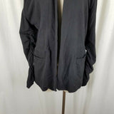 I.am Jersey Knit Cotton Open Front Wrap Sweater Jacket Womens XXL 2XL Shacket