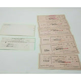 Hancock Theatres Boston 1951 Cancelled Bank Checks Deposit Slip Lot Strand Paper