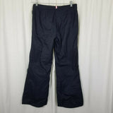 Ellesse Limited Presa 59107 Black Nylon Trousers Pants Womens 12 Cinch Waist VTG