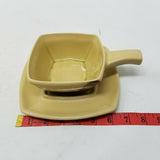 Astral Pattern Philippe Lambert De Beauce Canada Pottery Handled Bowl Saucer 70s