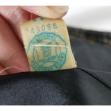 Vintage 50s Union Made Plaid Jackie O Mod MCM Woven Wool Peacoat Coat Womens L