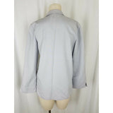 Vintage Prestige of Boston Open Front Swing Wrap Blazer Jacket Womens 10 Gray