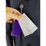 Ralph Lauren Purple Label $2495 Double Breasted Peacoat Rain Trench Coat Mens XL