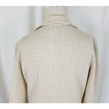 Vintage Trevira Robert Peters Micia of Rome Mod Checked Shirt Dress Womens M USA