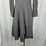 Pauline Trigere Bonwitt Teller Worsted Wool Fit & Flare Dress Womens S M Vintage