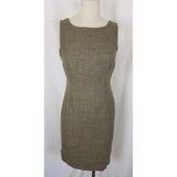 Richard Christopher Neiman Marcus woven linen wool blend dress and jacket set Womens 6
