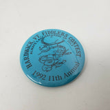 Vintage 90s Hardwick VT Fiddlers Contest Pin Pinback Badge Button 11th Annual 92