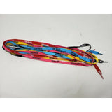 Grenade Logo Shoe Laces Lot of 5 single Colorful Rainbow 71 Inches Long Sneakers