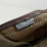 LL Bean Waxed Coated Canvas Tall Boots Womens 9M Waterproof Rubber Duck USA New