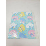 Carlton Cards Baby Shower Booties Gift Wrap Wrapping Paper Square Vintage USA