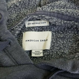American Eagle Rainbow Stripe Hooded Pullover Sweatshirt Jacket Hoodie Womens M