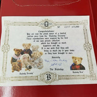 Bialosky Treasury Rosepetal Limited Edition Vintage Teddy Bear Stuffed Plush Toy