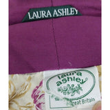 Laura Ashley Double Breasted Wide Lapel Swing Trench Coat Womens M Great Britain