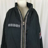 Billy T Southwestern Coat Jacket Black Tribal Womens 1X Plus SF1702JX Aztec Trim