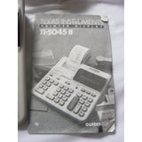 Texas Instruments TI-5045 II Desktop Printing Display Calculator 2 Color Manual
