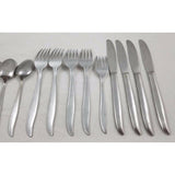 Vintage Japan Dorzel Hull Paradise Stainless Flatware Silverware Set Lot 17 pcs