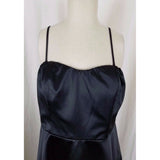 The Limited 2010 Spaghetti Strap Satin Cocktail Little Black Dress Womens 12