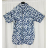 Vintage Tommy Jeans Short Sleeve Floral Print Button Down Hawaiian Shirt Mens L