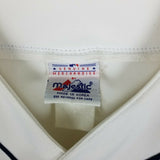 Majestic Vintage Mariners Jersey Men's XL Embroidered White Button Down Korea