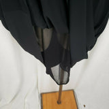 Kay Unger NY Formal Black Sexy Keyhole Bare Back Fitted Slinky Dress Womens 12