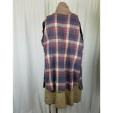 Vintage Mod MCM Plaid Lined Belted Long Trench Coat Womens S Zip Out Liner USA