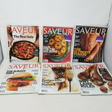 Saveur Magazine 2009 Lot of 6 Editions Issues 119 120 122-125 Cooking Food