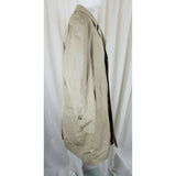 Vintage Gleneagles Placket Trench Coat Deep Pile Fur Removable Liner Mens 42R L