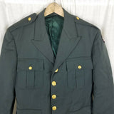 Irving L Wilson US Military Army Uniform Jacket Blazer Sportcoat Mens 41R Green